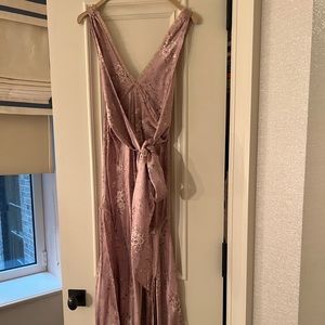Long silk dress perfect for summer events